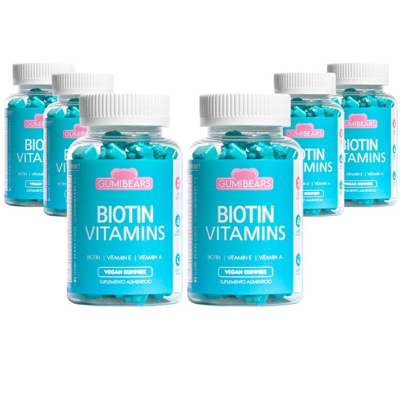 Vitaminas Biotin para el cabello 6Meses - GumiBears-0