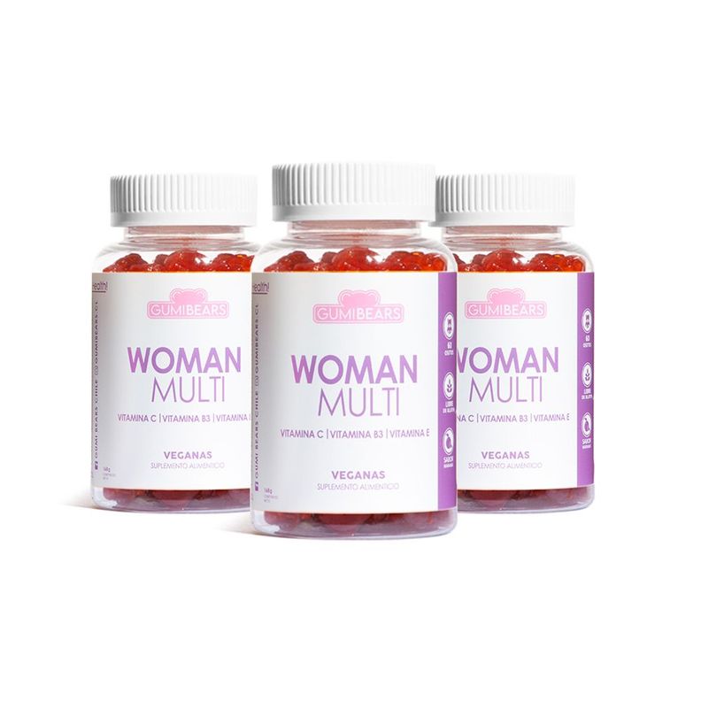 Pack Vitamina Woman Multi 3 meses - GumiBears-0