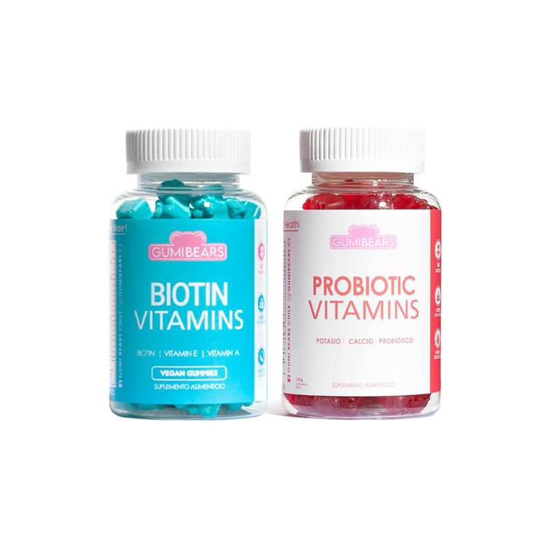 Kit Biotin + Probiotics Vitamins - GumiBears-0