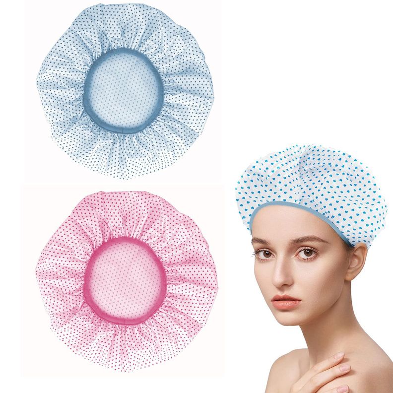 Gorro De Baño Para Ducha Resistente Impermeable Cabello Seco-0