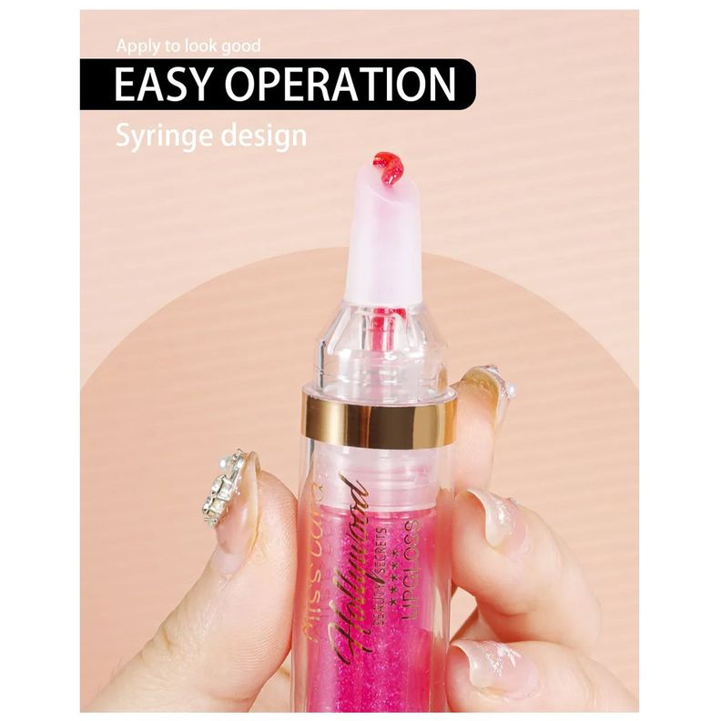 Brillo Labial Hollywood Beauty Secrets Maquillaje Gloss-1