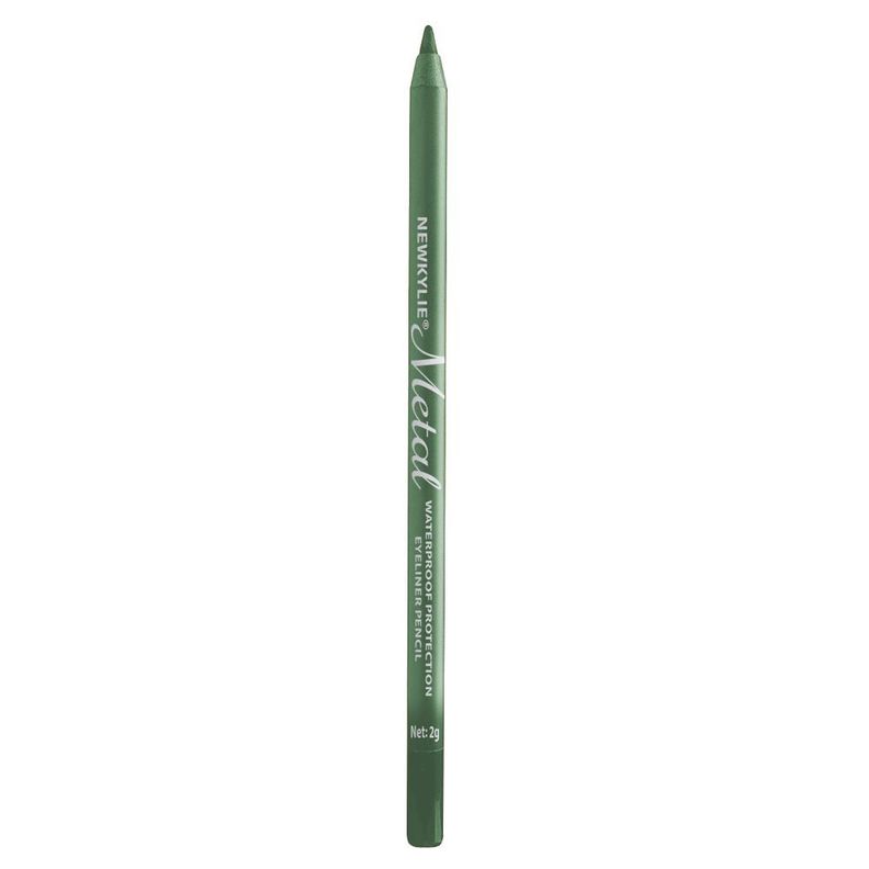 Lapiz Delineador De Ojos Crayon Metalizado Verde Oscuro-0
