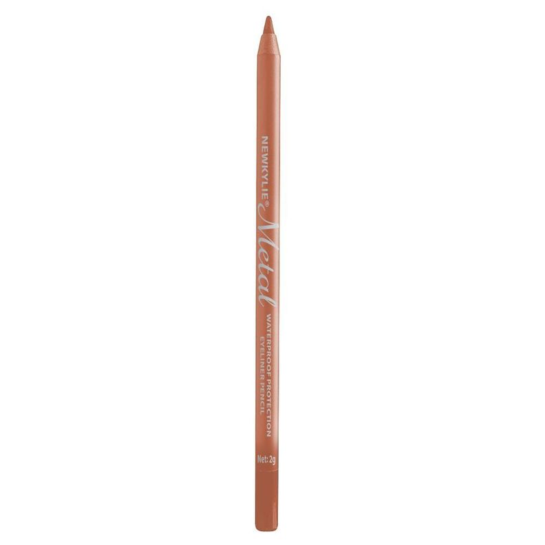 Lapiz Delineador De Ojos Crayon Metalizado Bronce Claro-0