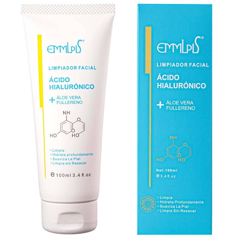 Limpiador Facial de Ácido Hialurónico Aloe Vera-0