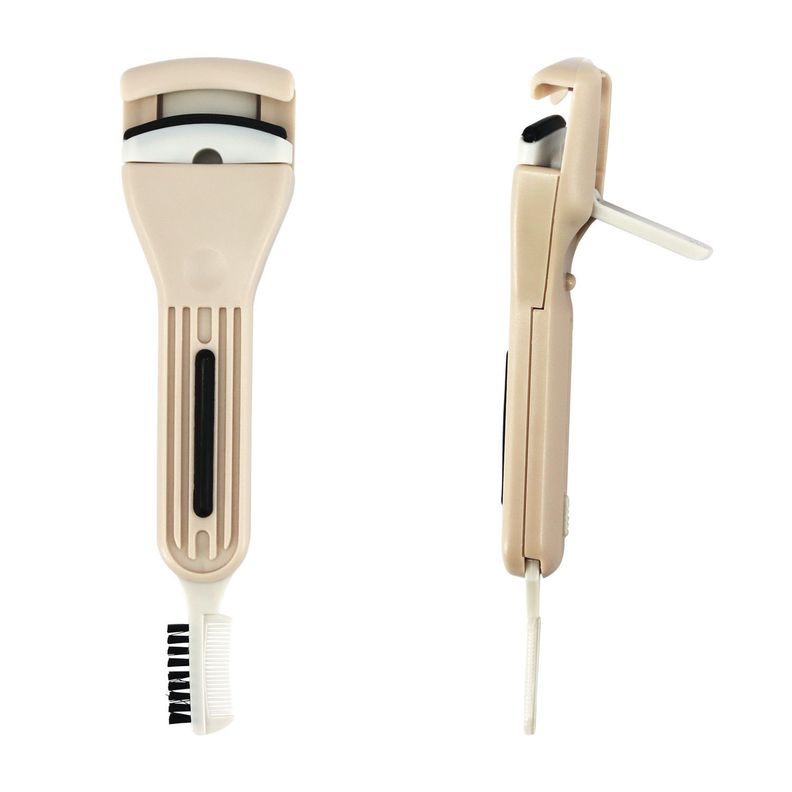 Encrespador de Pestañas Plastic Profesional Con peine-1