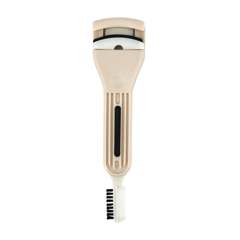 Encrespador de Pestañas Plastic Profesional Con peine-0