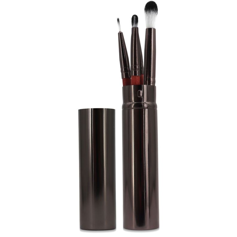 Set Brochas y Pinceles Para Maquillaje Profesional Con Estuche-1