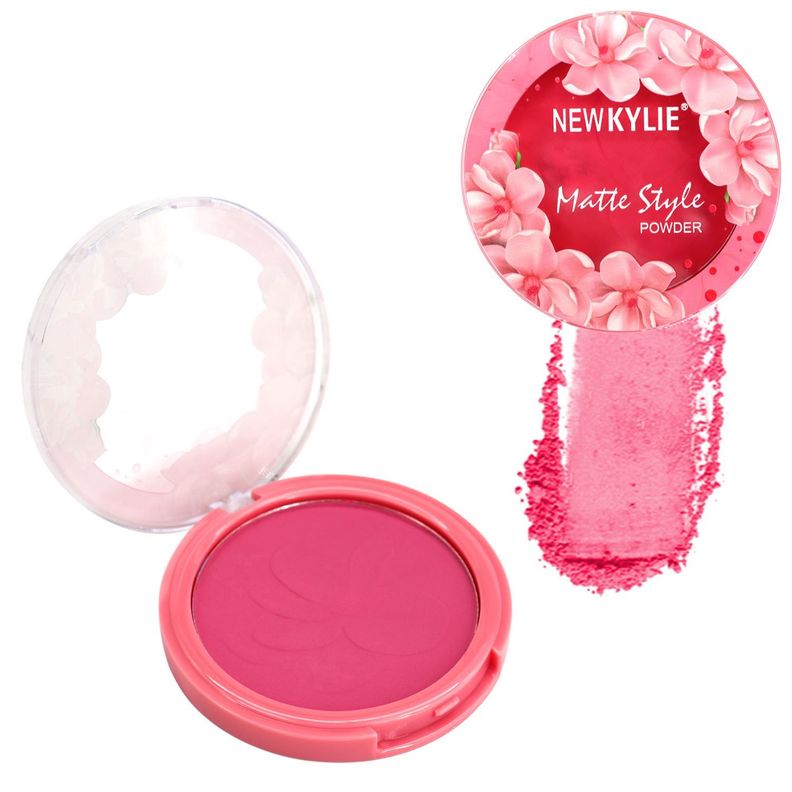 Rubor en Polvo Maquillaje Compacto Blush Tonos Mate-1