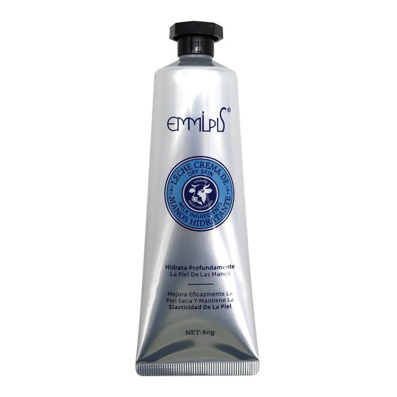 Crema Ultra humectante y Reparadora de manos Leche Hidratante 80grs-1
