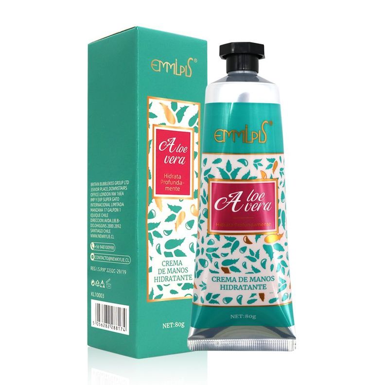 Crema Ultra humectante y Reparadora de manos Aloe Vera 80grs-0