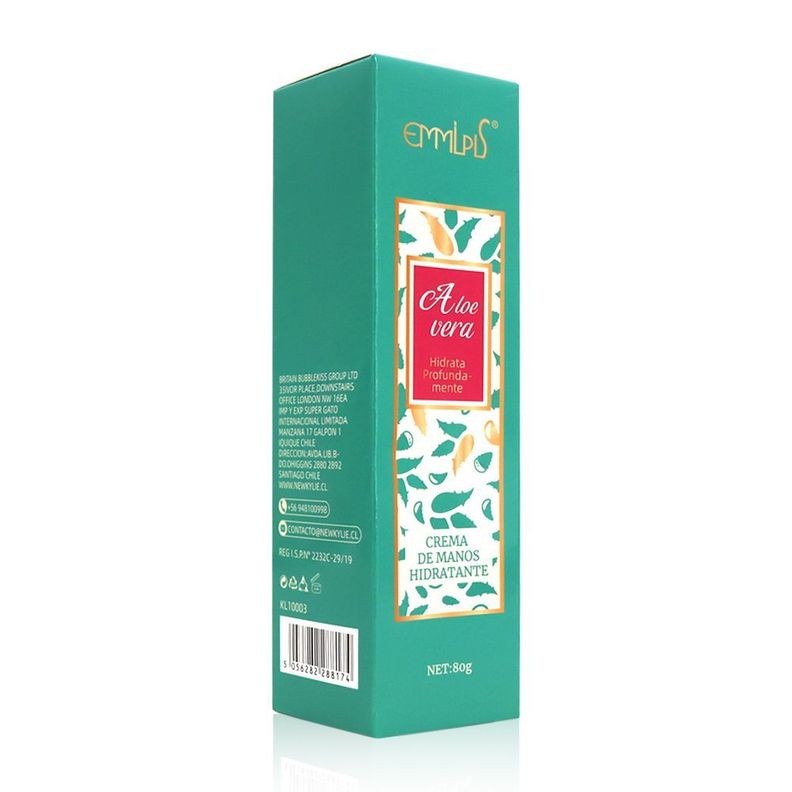 Crema Ultra humectante y Reparadora de manos Aloe Vera 80grs-2