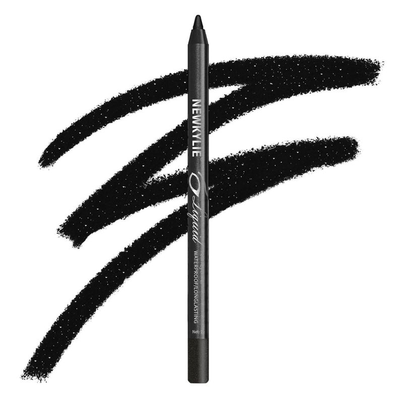 Lapiz Delineador De Ojos Crayon Tono Perlado Negro Pearl-1