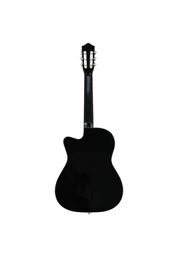Guitarra acústica Vizcaya FC-39 4/4 con cutaway - Black-3