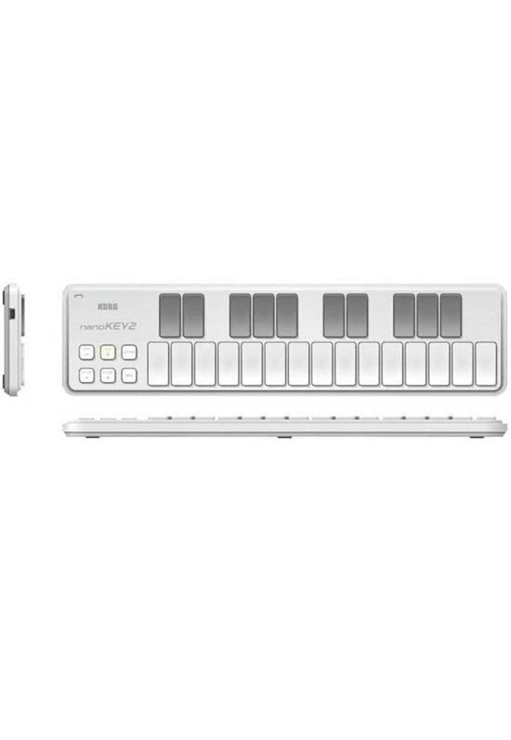 Controlador MIDI Korg NANOKEY2 color blanco (WH)-0