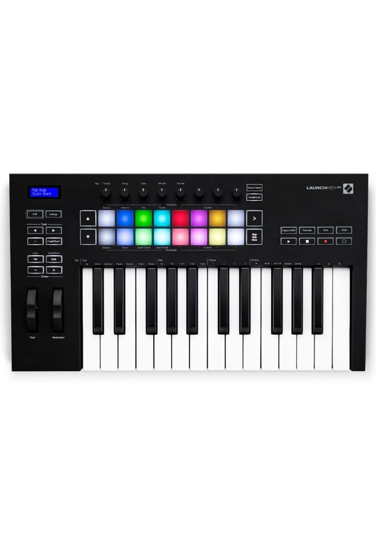 Controlador midi Novation Launchkey 25 MK3-0