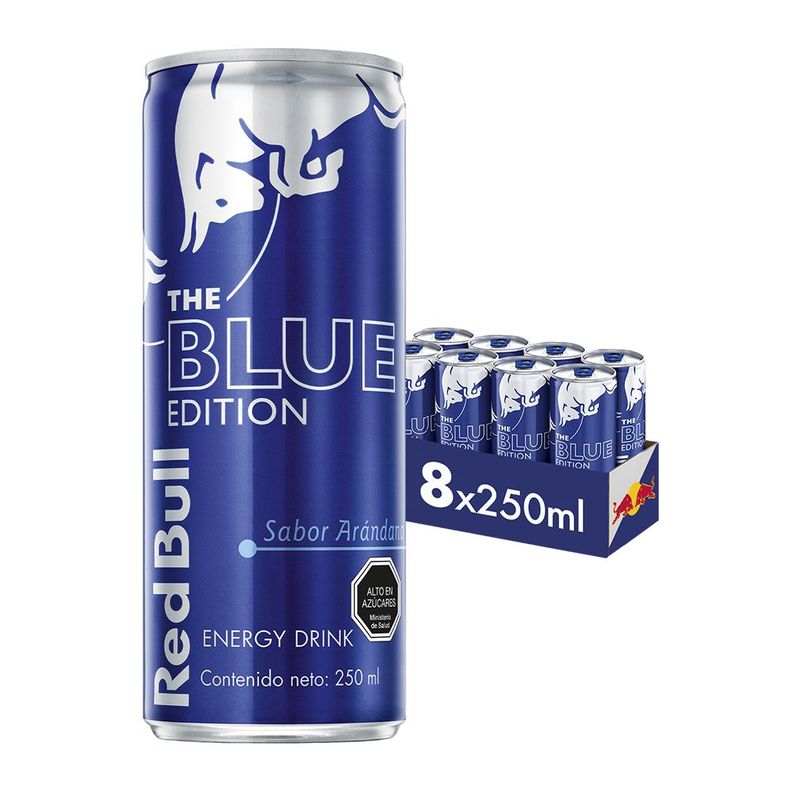 Red Bull Bebida Energética Pack 8 Latas Arándano 250Ml-0