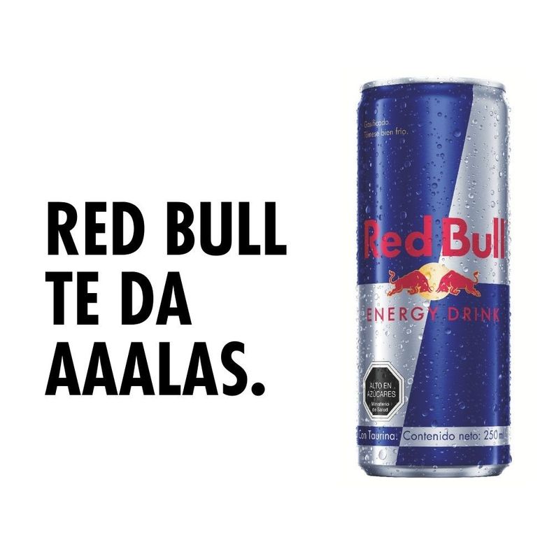 Red Bull Bebida Energética Pack 4 Latas 250Ml-1