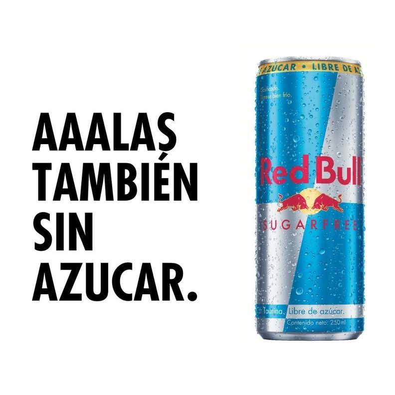 Red Bull Bebida Energética Pack 24 Latas Sin Azúcar 250Ml-1