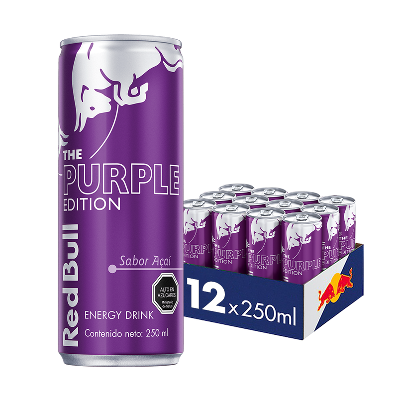 Red Bull Bebida Energética Pack 12 Latas Acaí 250Ml-0