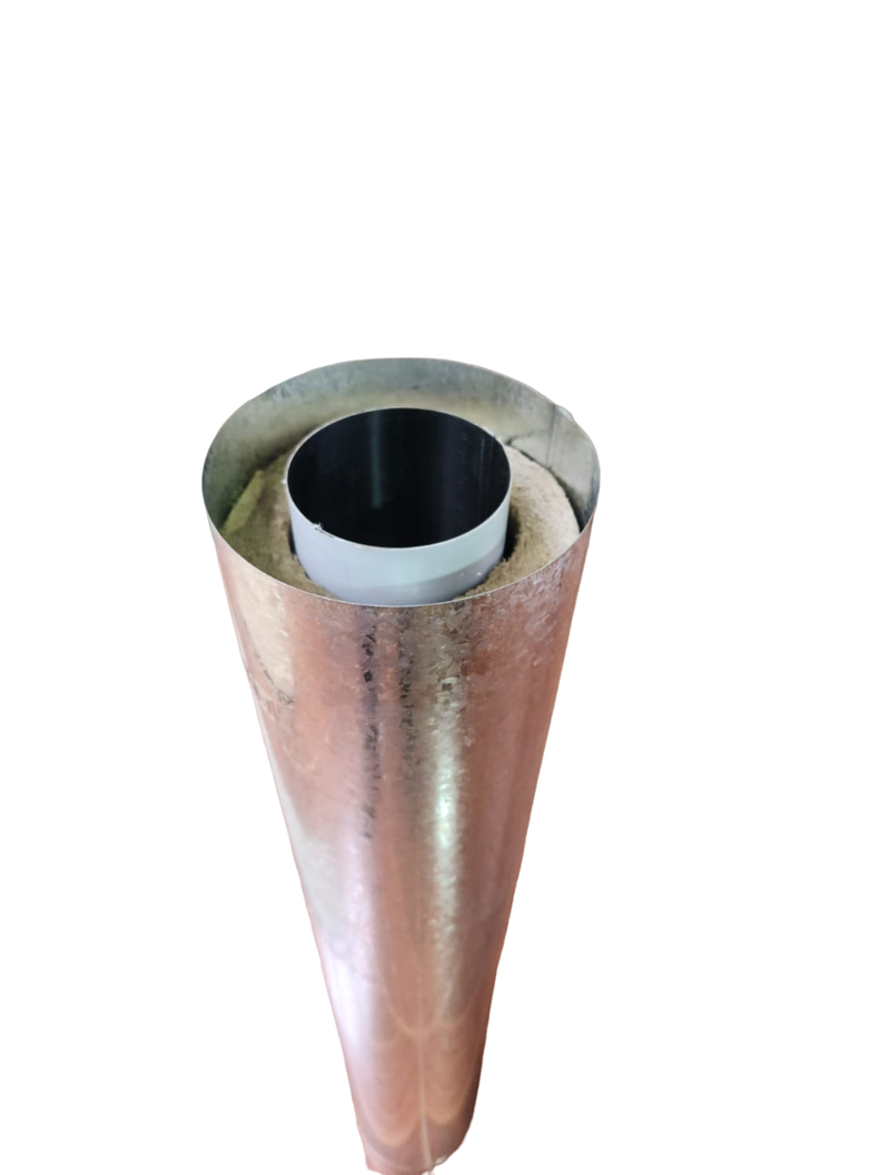 Doble Ducto Pellet 80 Mm Inox // Bekon Spa-0