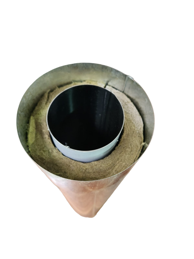 Doble Ducto Pellet 80 Mm Inox // Bekon Spa-1