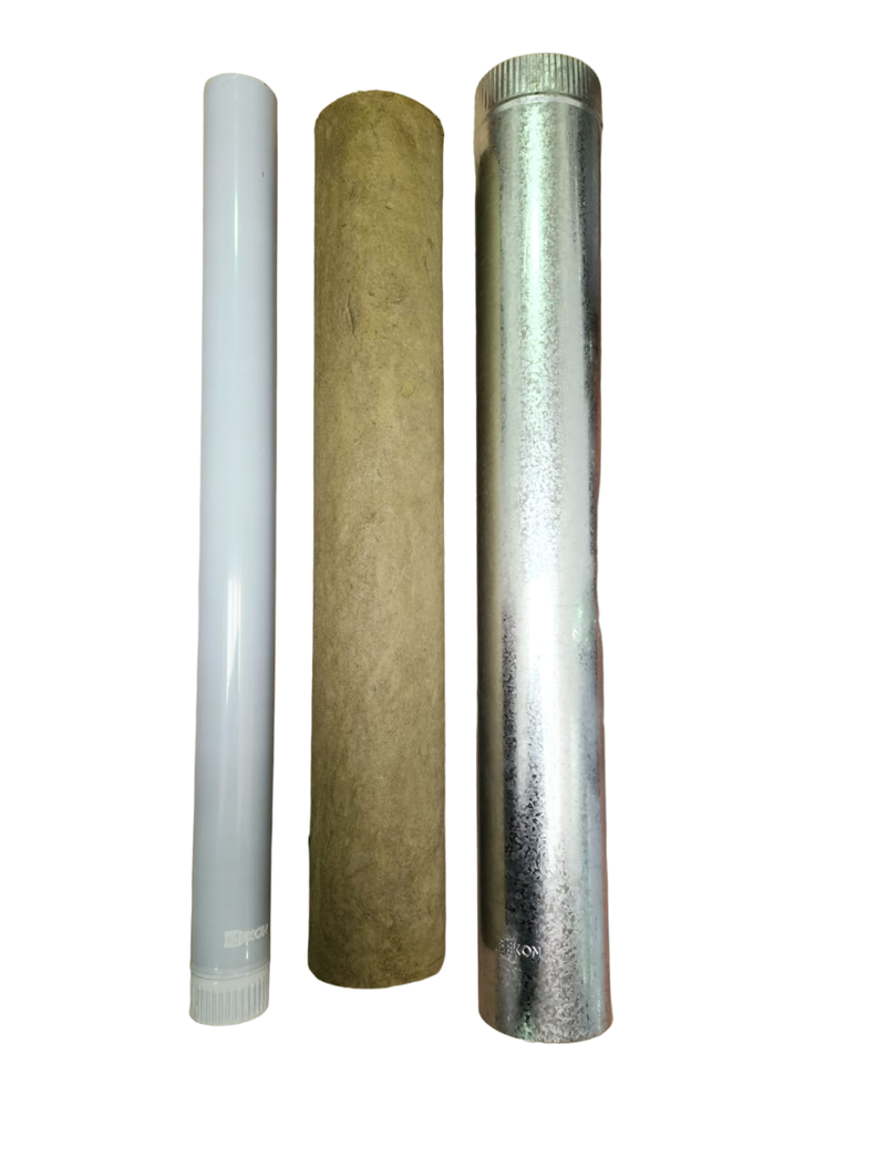 Doble Ducto Pellet 80 Mm Inox // Bekon Spa-2