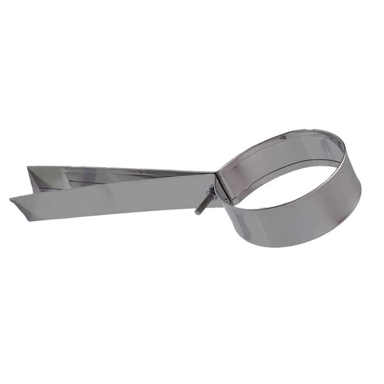 Abrazadera Para Cañón De 80 Mm (3 1/4) Inox / Bekon-0