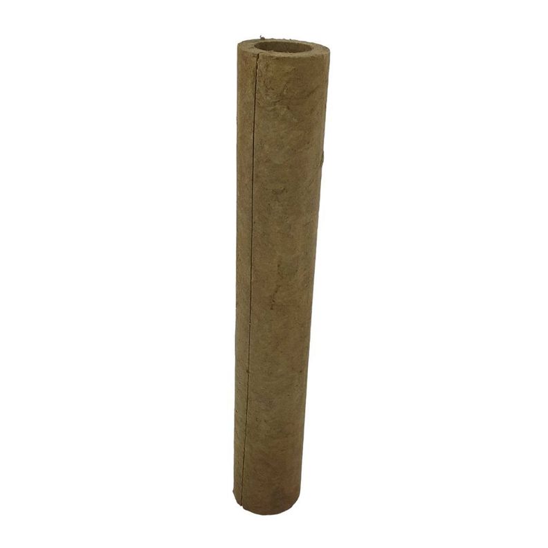 Caño Aislante De Lana Mineral Preformada 3x1 Pulgada-0