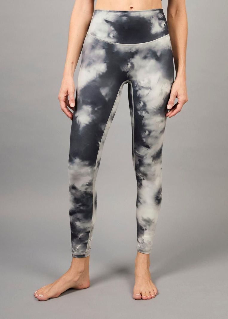 Legging Largo 7/8 Sin Costura Frontal Pax Tie Dye Grey-0