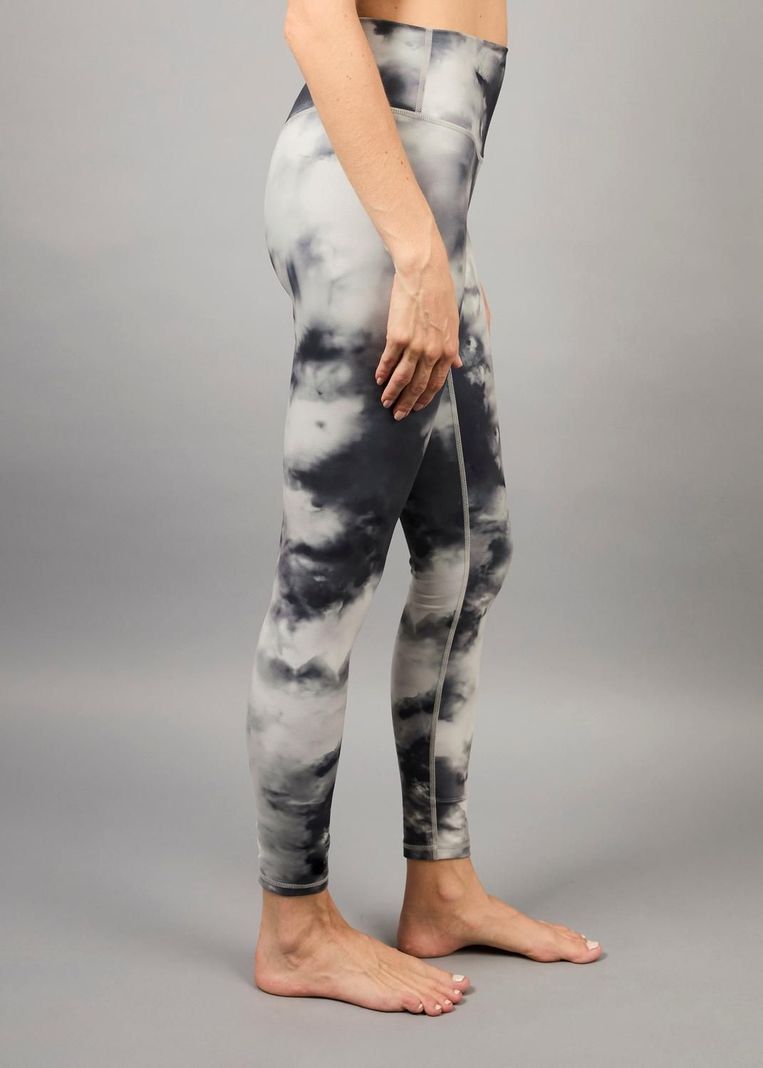 Legging Largo 7/8 Sin Costura Frontal Pax Tie Dye Grey-3