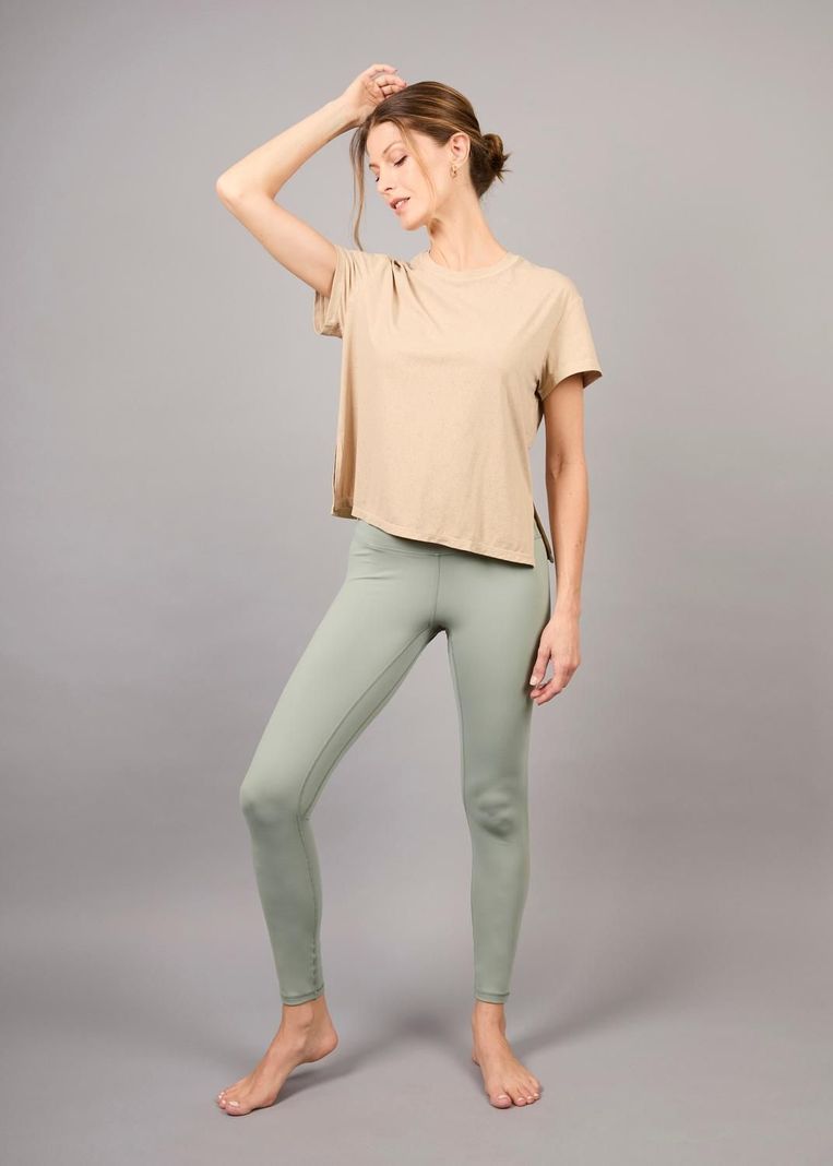 Polera Manga Corta Hela Camel-0