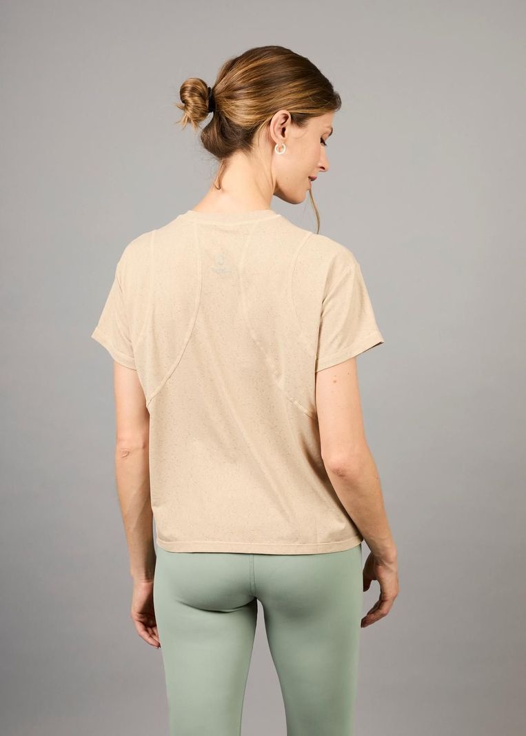 Polera Manga Corta Hela Camel-3