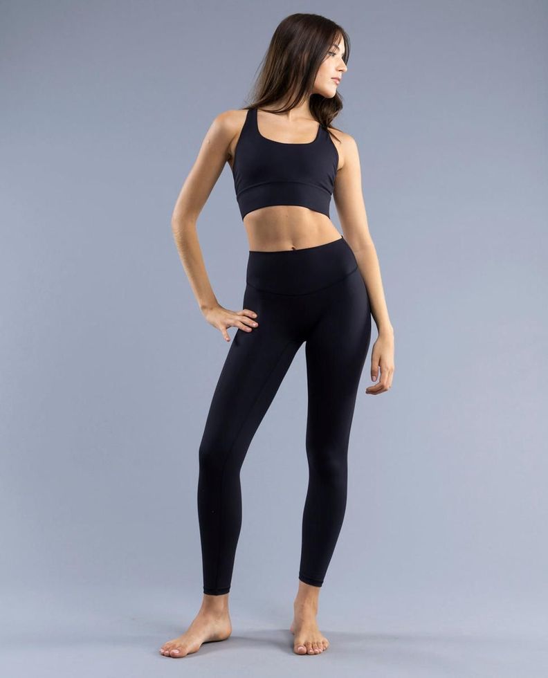 Legging Largo 7/8 Sin Costura Frontal Pax Black-6