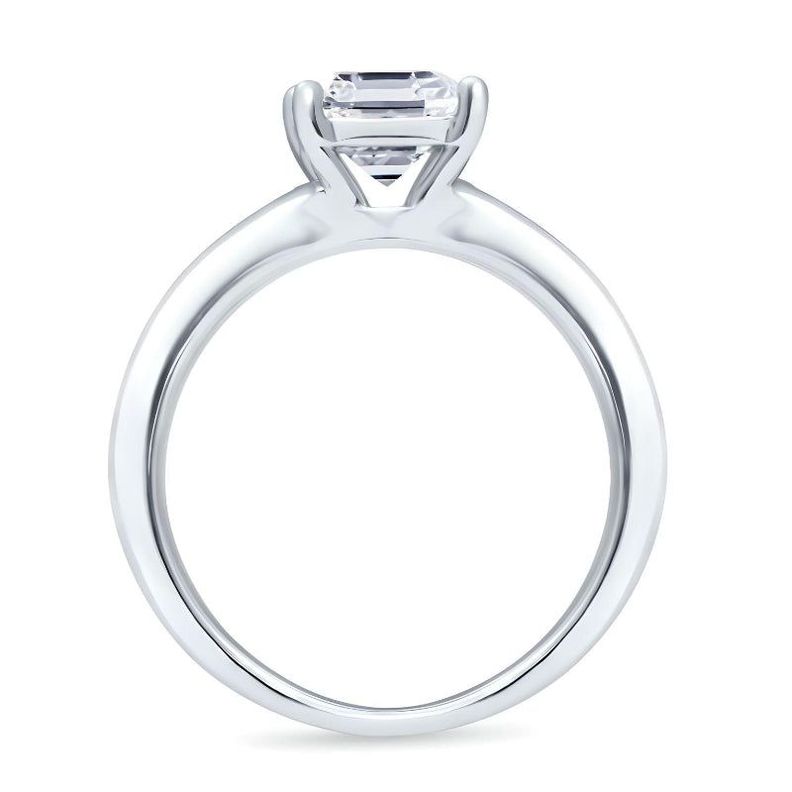 ANILLO DE COMPROMISO BOOMZAIR CORTE PRINCESA CON MOISSANITAS 1.2 CT + 0.03 CT VVS1 D-2