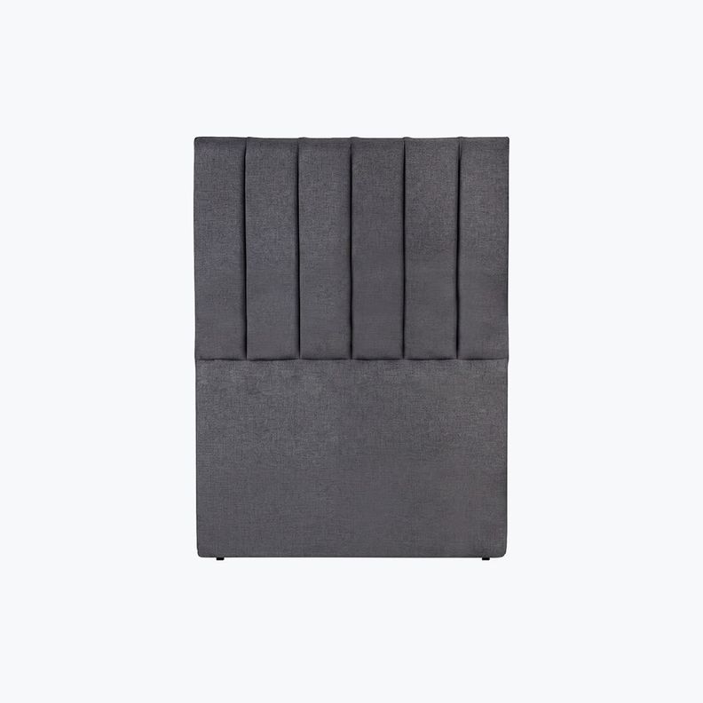 Respaldo de cama 1,5 plazas Tubular Gris