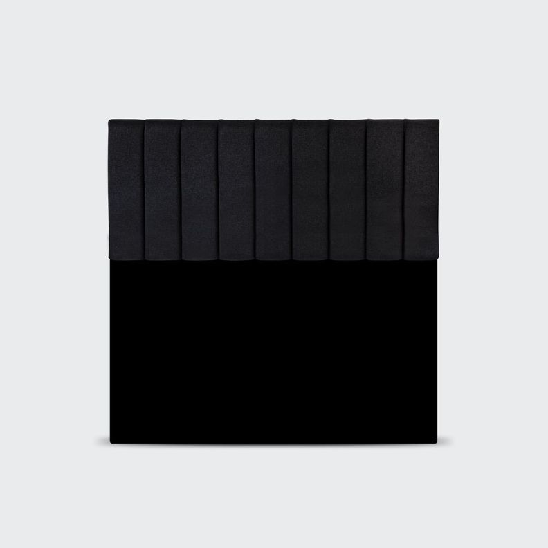 Respaldo de cama King Tubular Negro