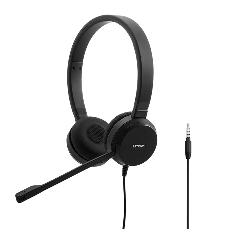 Audífonos Lenovo VOIP Pro Estéreo USB + Jack 3,5mm-1