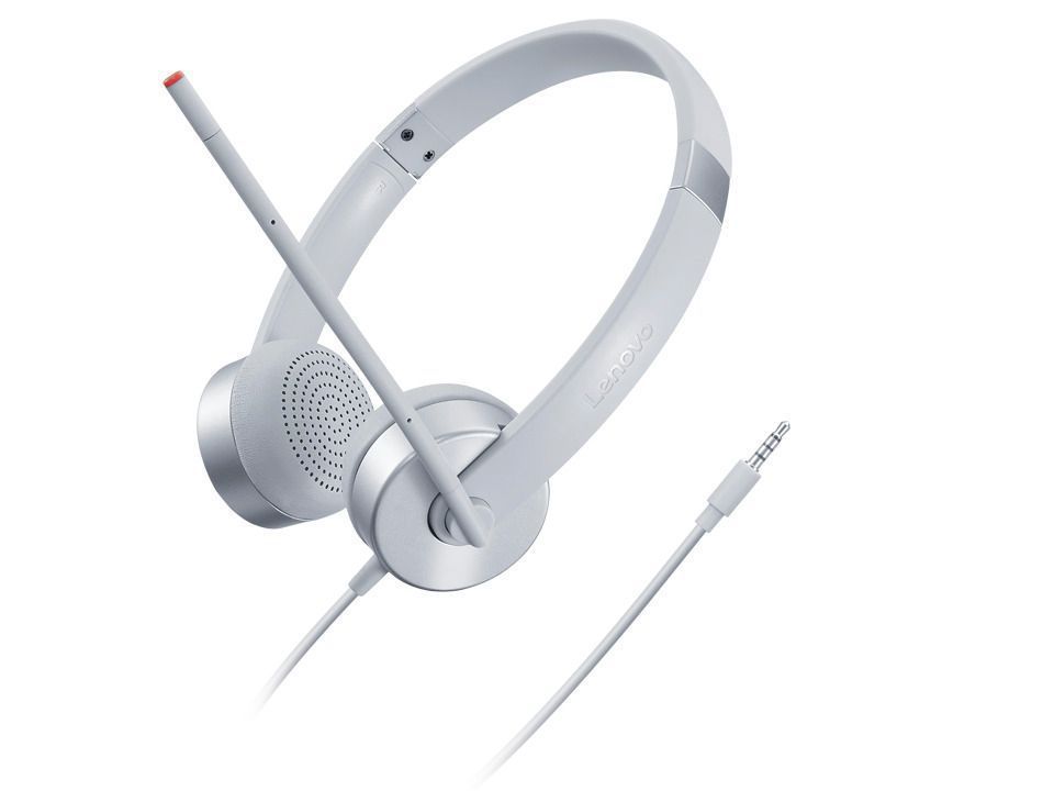 Audífonos Análogo Estéreo Lenovo 100 - Plateado-0