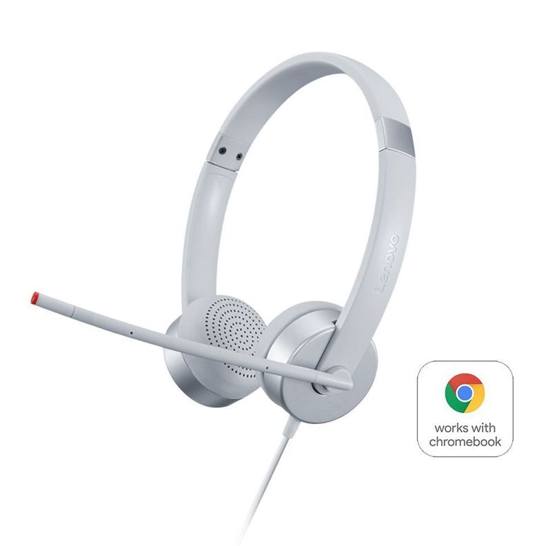 Audífonos Análogo Estéreo Lenovo 100 - Plateado-1