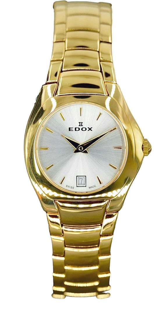 Reloj Edox Classic Mujer Dorado 28mm-0
