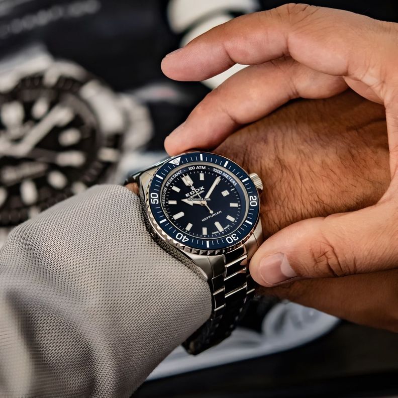 Reloj Edox Neptunian Automatic Hombre-2
