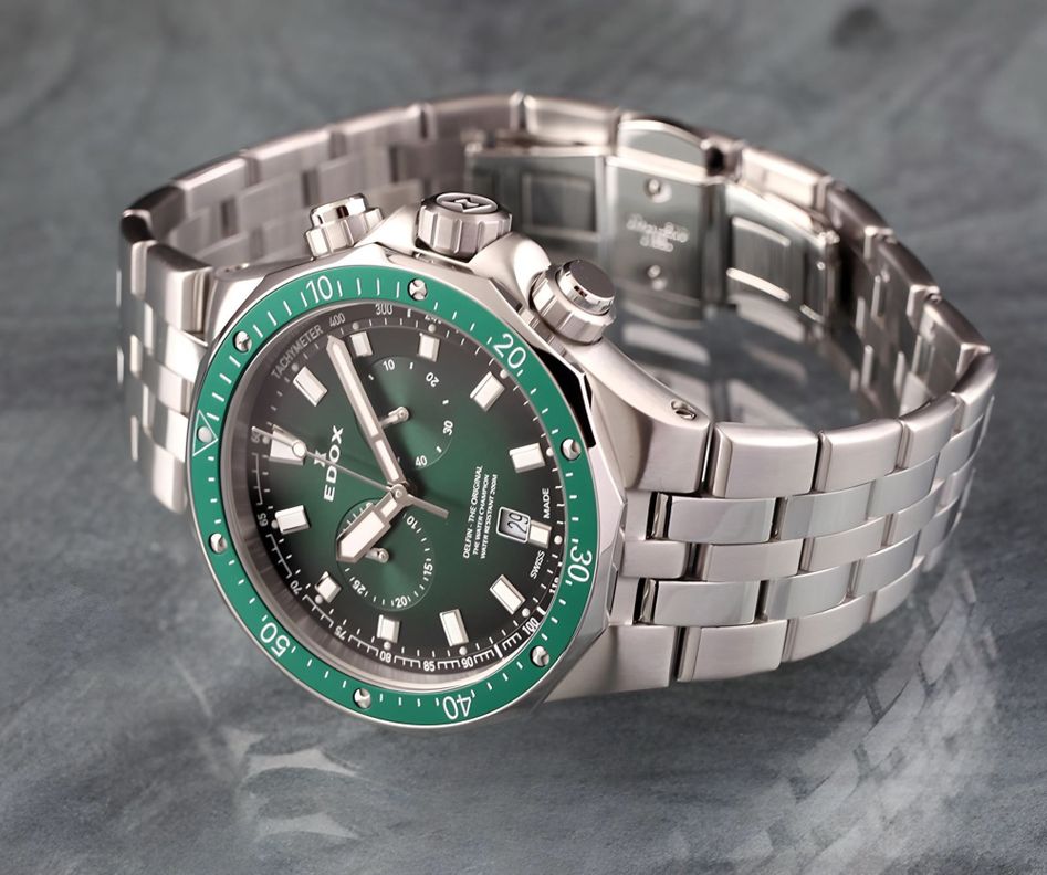 Reloj Edox Cronógrafo Delfin Hombre-1