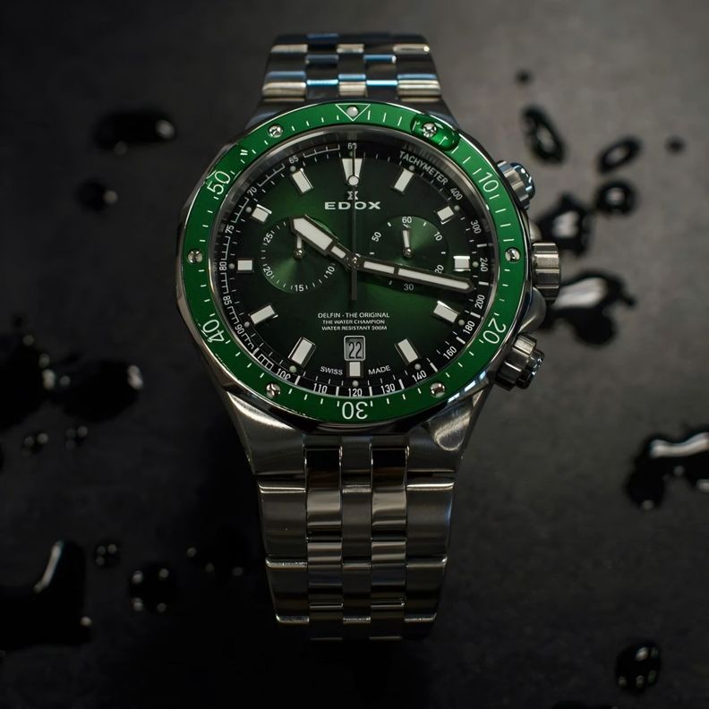 Reloj Edox Cronógrafo Delfin Hombre-4