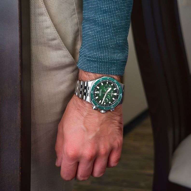 Reloj Edox Cronógrafo Delfin Hombre-5