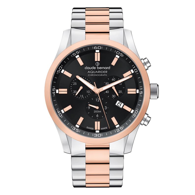 Reloj Claude Bernard Cronografo Acero Bicolor  Hombre-0