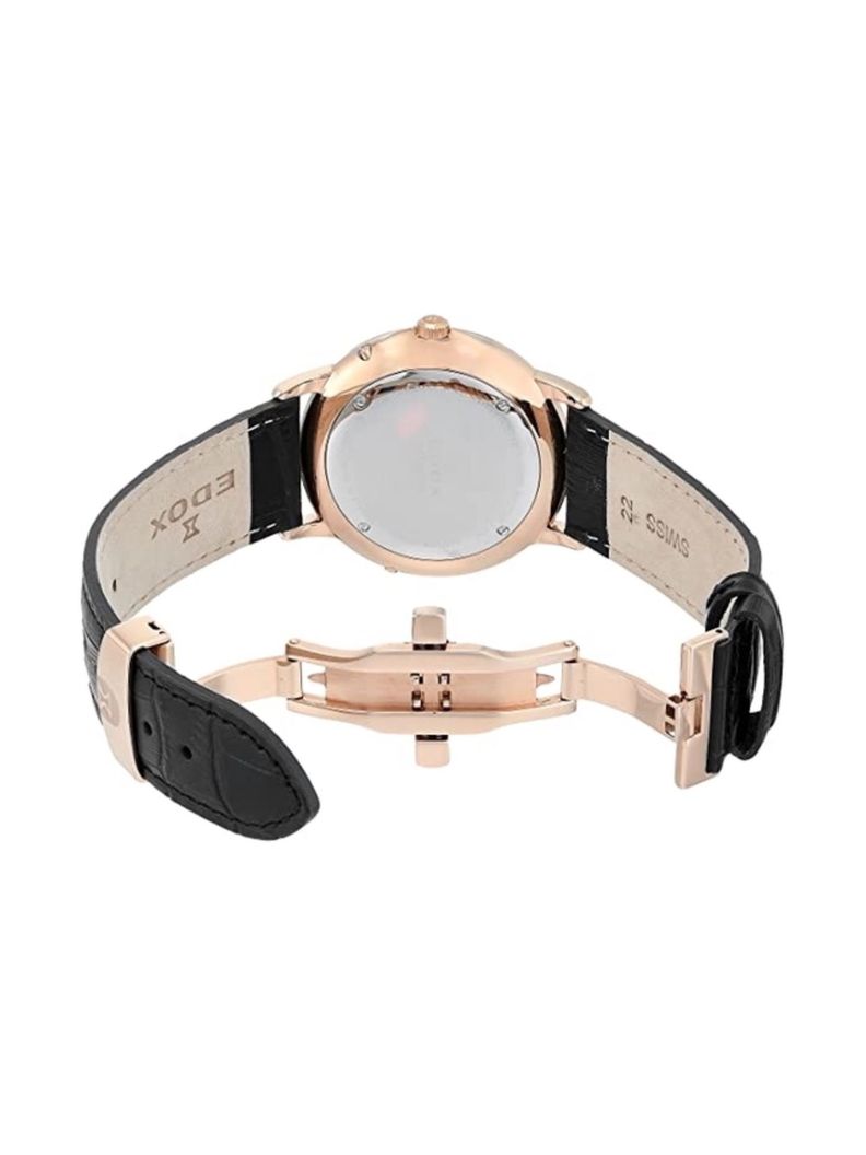 Reloj Edox Moon Phase Roman Numerals Hombre -1