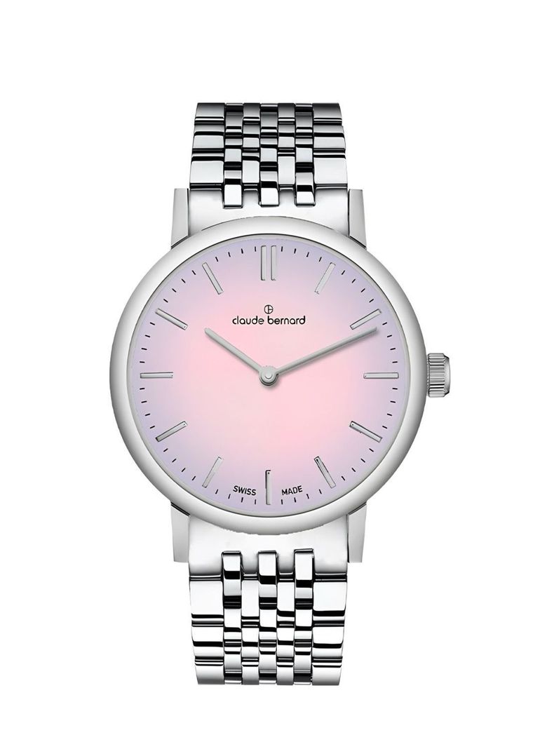 Reloj Claude Bernard Silver Slim Line Mujer 20233.3MMDRN