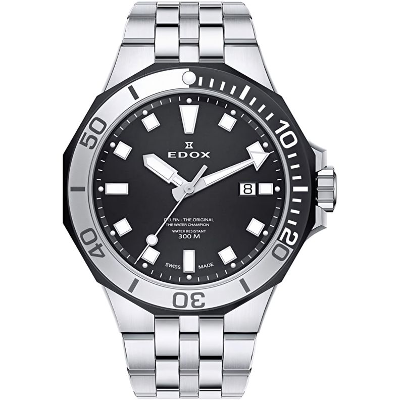 Reloj Edox Delfin The Original Date Hombre-0