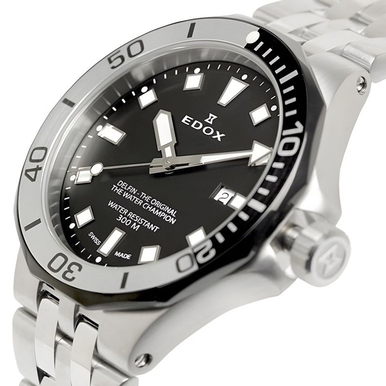 Reloj Edox Delfin The Original Date Hombre-1