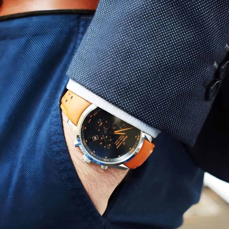 Reloj Claude Bernard Chronograph 44mm Hombre-1